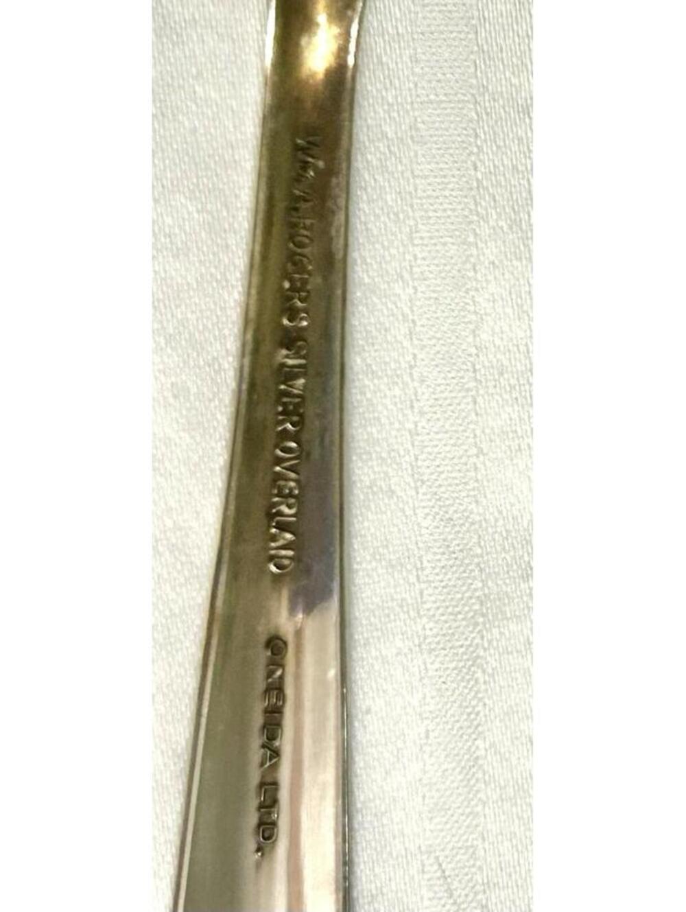 Vtg Oneida Wm A Rogers Always Wildwood Silver Overlaid Flatware - Picture 3 of 3